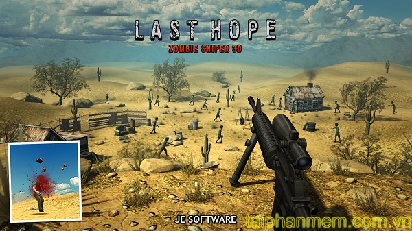 tải game Last Hope - Zombie Sniper 3D cho Android